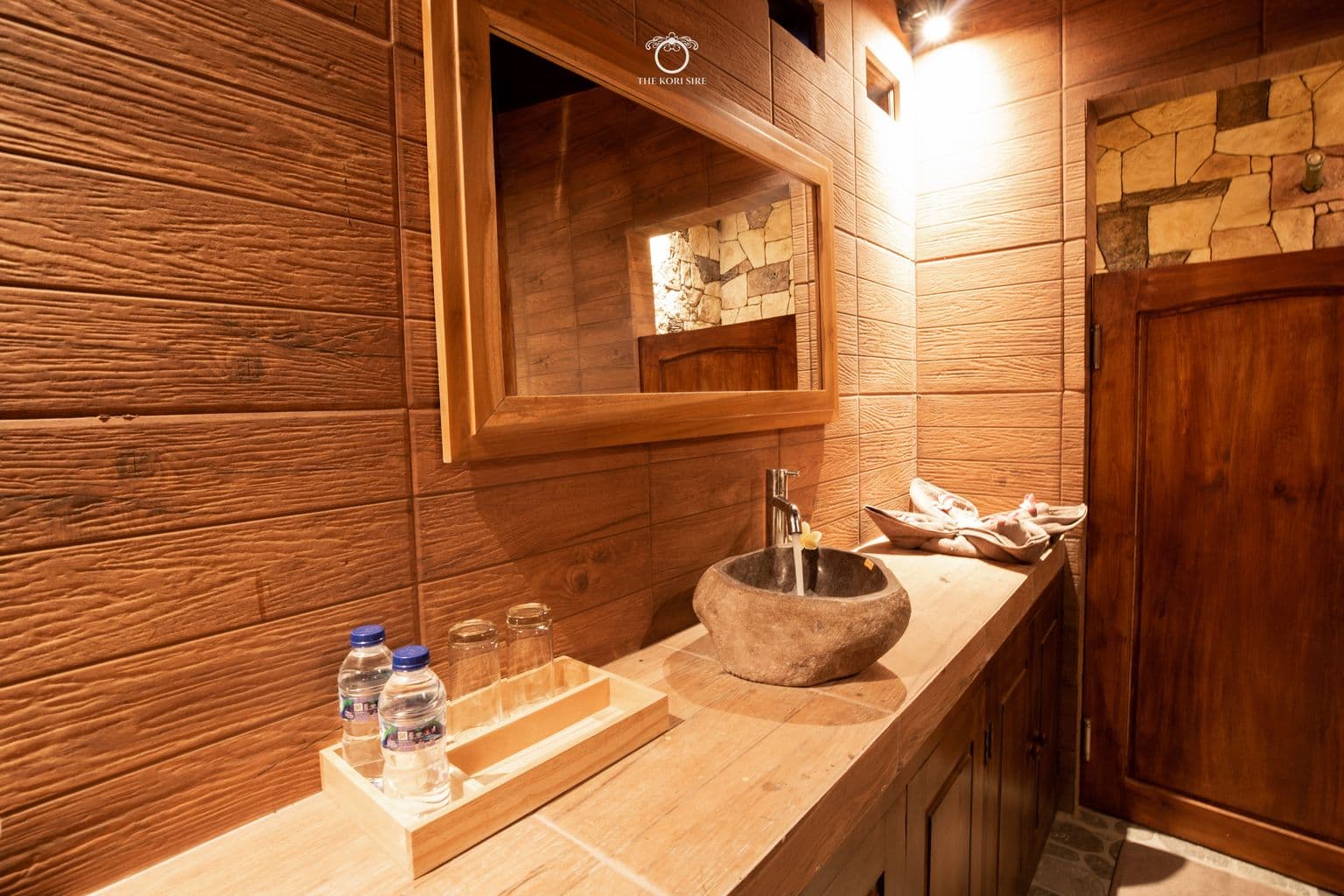 The Kori Sire villa bathroom with hot and cold shower amenities