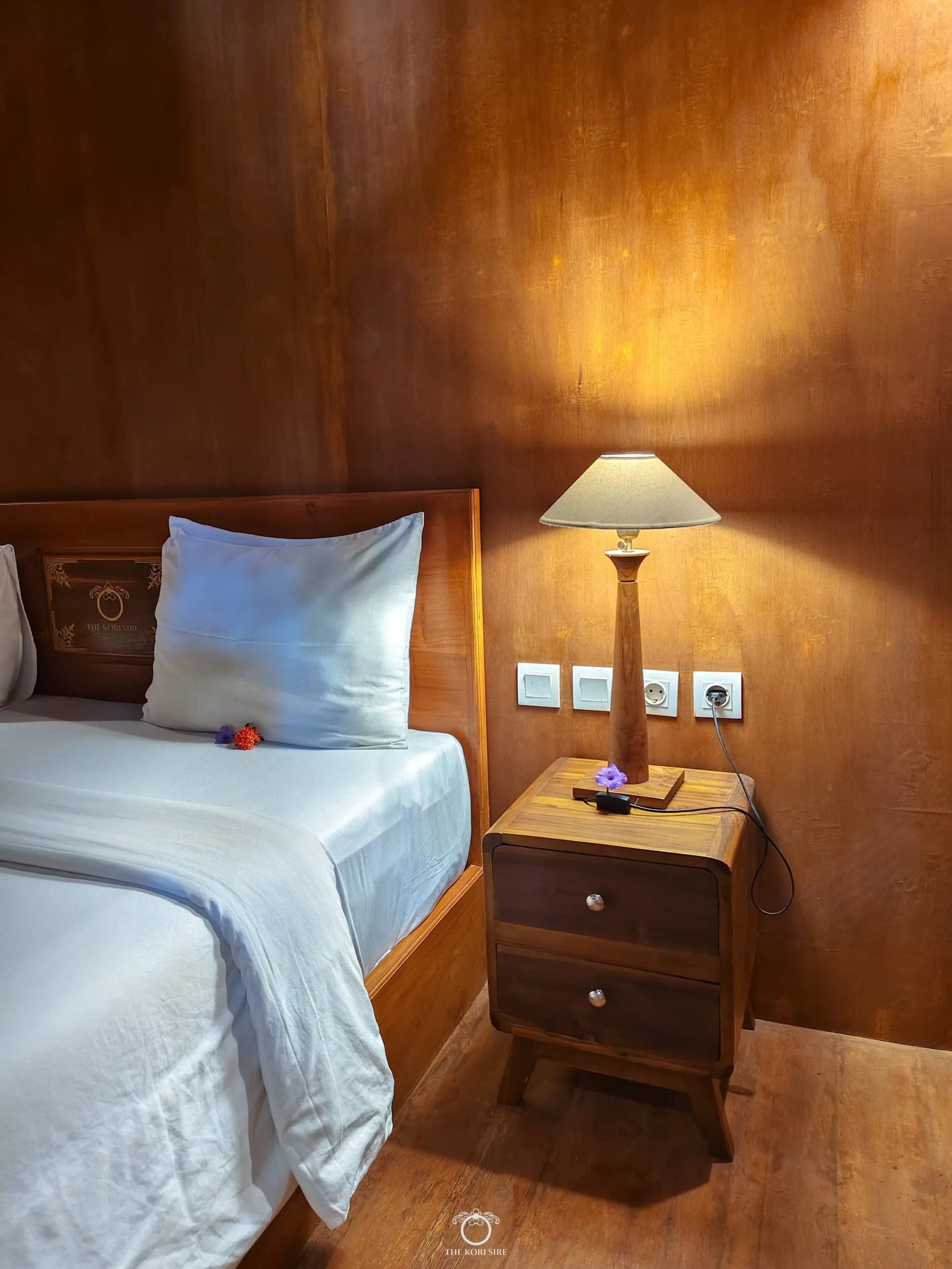 The Kori Sire Suite wooden villa with garden view and private terrace